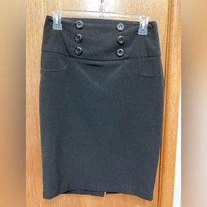 Short pencil skirt!
